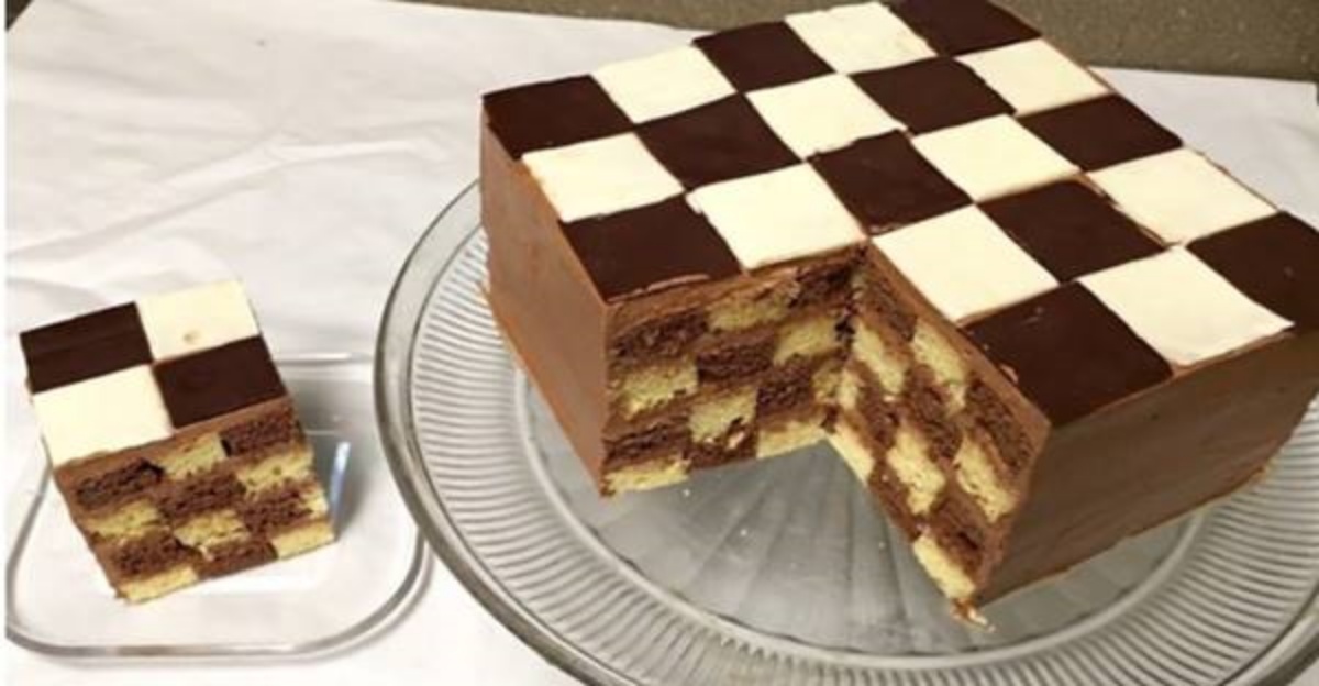 Šachovnicová torta