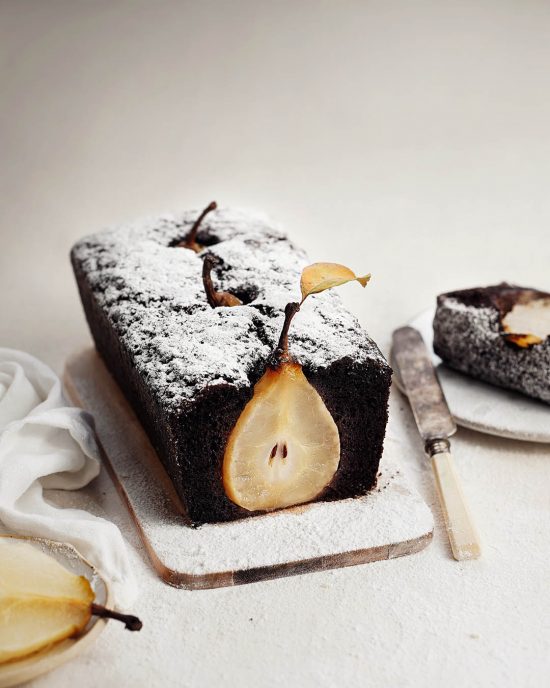 Vegán hruškový koláč